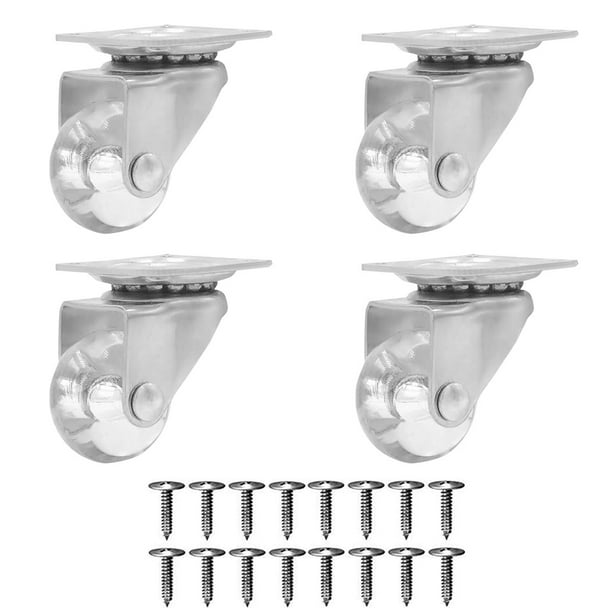 No Noise and Protect Floor from Scratches Safety 1.5 Inch Caster Wheels 4 Pack TPE Rubber Caster with 360 Degree Top Plate and Break Brake 192LB of Total Capacity for Furniture Plate Castors No Noise and Protect Floor from Scratches Safety 1.5 Inch Caster Wheels 4 Pack TPE Rubber Caster with 360 Degree Top Plate and Break Brake 192LB of Total Capacity for Furniture Plate Castors